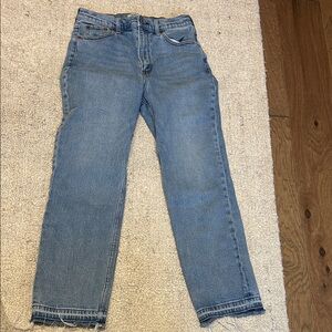 Abercrombie & Fitch Women's High Rise Jeans in Light Blue